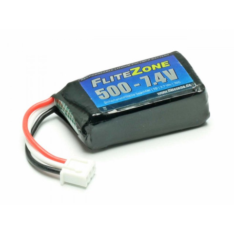 FliteZone Batterie RC LiPo 350 mAh 7.4 V EC135