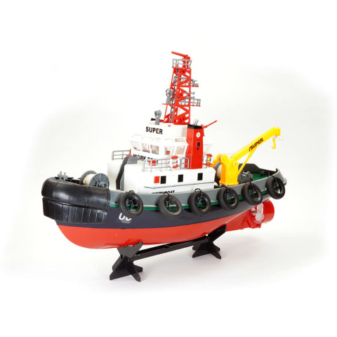 Tug Work Boat 5CH 2.4GHz met Waterkanon Functie – Gedetailleerde Werkboot op Schaal -HL3810