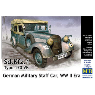 Mercedes-Benz 170 Kfz. 1 Type 170VK - Military Staff Car -MB3530