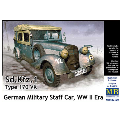 Mercedes-Benz 170 Kfz. 1 Type 170VK - Military Staff Car -MB3530