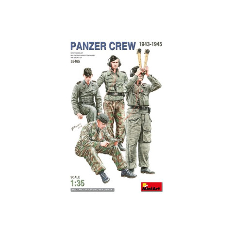 German Panzer Crew - WWII 1943-1945 - 4 Figuren -35465