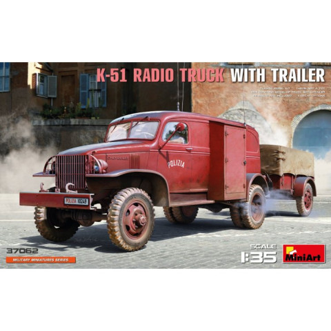 Chevrolet G506 K-51 Radio Truck met Trailer -37062