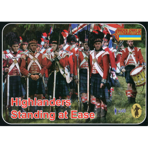 Highlanders Standing at Ease -163