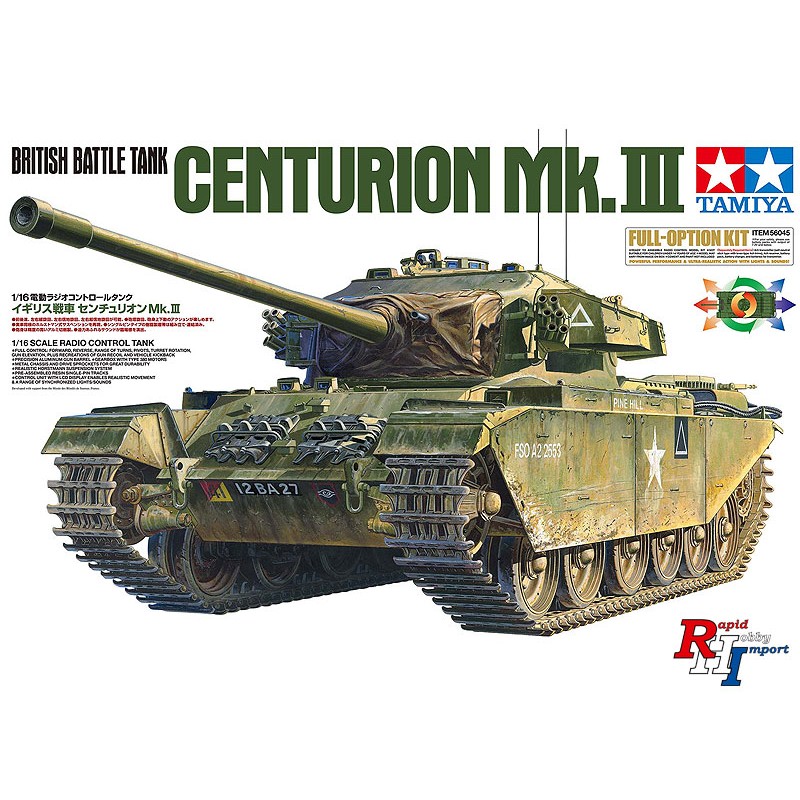 Mm Puur Dag Tamiya | 1:16 RC Brit. Centurion Mk.III Full-Option -56045